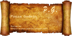 Posza Godvin névjegykártya